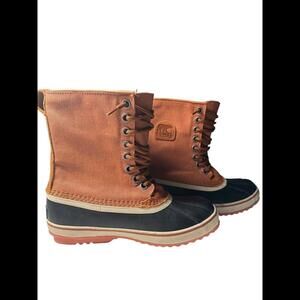 Sorel Duck Boots Womens Size 8.5 Brown 1964 Premium LTR Waterproof Boots